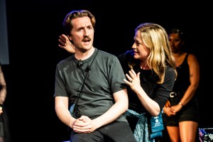 Photo: Lidia Crisafulli at AI Festival 2023. mprobotics Artificial Intelligence Improvisation feat. Ben Lovell and Julie Flower.