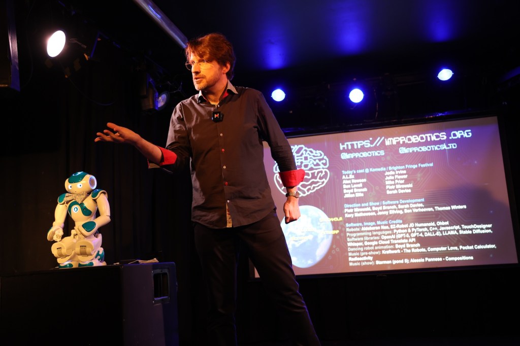 Improbotics at Komedia, Brighton Fringe, 26 May 2024. Photo William Ranieri